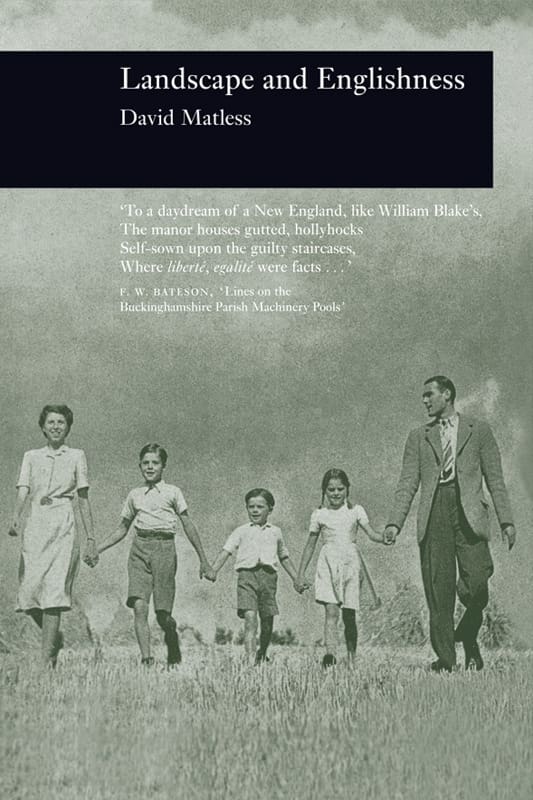 Landscape and Englishness (Paperback)